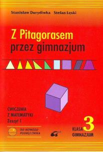 Okładka książki Mat. Z Pitagorasem Przez Gim. 3/1 ćw. w.2011 ADAM