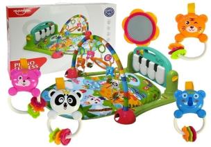 Mata interaktywna z pianinkiem niebieska. Wydawca: Lean Toys. Multiszop.pl Opakowanie Mata interaktywna z pianinkiem niebieska