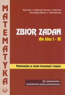 Okładka książki Matematyka SBR 1 Zbiór zadań dla klas 1-3 PODKOWA