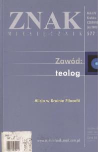 Opakowanie Miesięcznik 'Znak': Czy katolik może być nowoczesny? Numer 583 (grudzień 2003)
