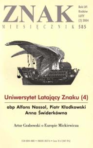 Opakowanie Miesięcznik 'Znak': Religia i państwo w wielokulturowym świecie. Numer 595 (grudzień 2004)