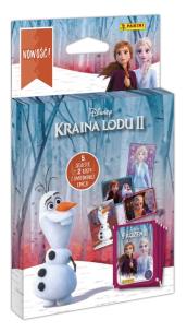 Opakowanie Naklejki Kraina Lodu 2 5 saszetek + 2 karty