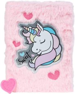 Opakowanie Notes pluszowy A5 Jednorożec 11