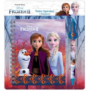 Opakowanie Notes spiralny z długopisem Kraina Lodu 26