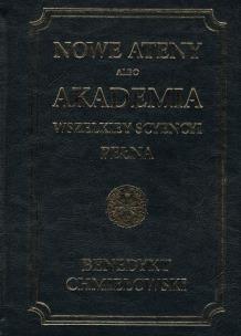 Okładka książki Nowe Ateny albo Akademia wszelkiey scyencyi pełna - TOM IV