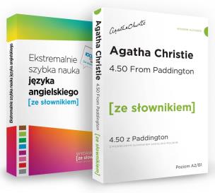 Okładka książki Pakiet 4.50 From Paddington i Ekstremalnie szybka nauka języka angielskiego