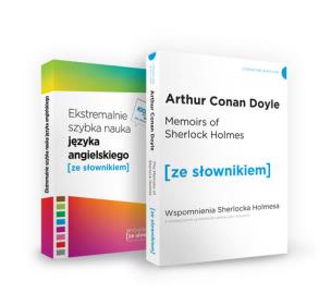 Okładka książki Pakiet The Memoirs of Sherlock Holmes i Ekstremalnie szybka nauka języka angielskiego