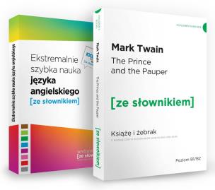 Okładka książki Pakiet The Prince and the Pauper i Ekstremalnie szybka nauka języka angielskiego