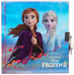 Opakowanie Pamiętnik metalizowany z kłódką Kraina lodu 26