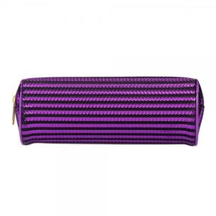 Opakowanie Piórnik saszetka metaliczny fioletowy STRIGO