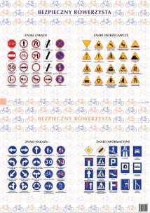 Opakowanie Podkładka na biurko. Bezpieczny rowerzysta
