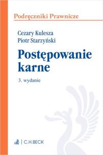 Okładka książki Postępowanie karne
