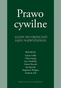 Okładka książki Prawo cywilne. Glosy do orzeczeń Sądu Najwyższego