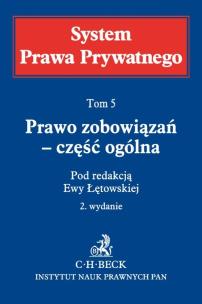 Okładka książki Prawo zobowiązań część ogólna t.5