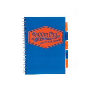 Opakowanie Project Book Neon A4/100 kr niebieski (3szt) PUKKA