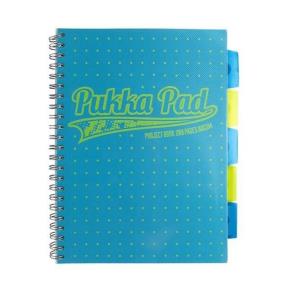 Project Book Neon Dots A4/100K kratka nieb.(3szt). Wydawca: Pukka Pads. Multiszop.pl Opakowanie Project Book Neon Dots A4/100K kratka nieb.(3szt)