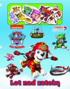 Okładka książki Psi Patrol Przyczep magnes! nr 2  Lot nad zatoką