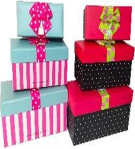 Opakowanie Pudełko Top Prostokąt czerwień S ROZETTE