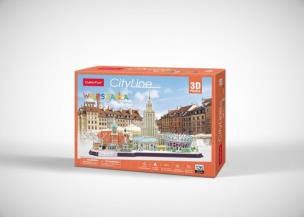 PUZZLE 3 D CITYLINE WARSZAWA. Autor: DANTE. Multiszop.pl Okładka książki PUZZLE 3 D CITYLINE WARSZAWA