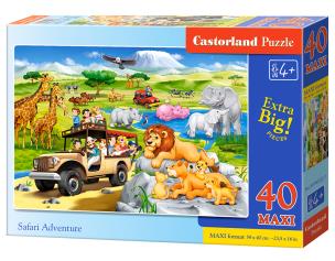 Opakowanie Puzzle 40 maxi - Safari Adventure CASTOR