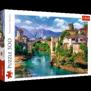 Opakowanie Puzzle 500 Stary most w Mostarze TREFL
