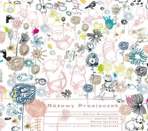 Różowy prosiaczek. Autor: Brykczyński Marcin. Multiszop.pl Okładka książki Różowy prosiaczek