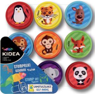Opakowanie STEMPELKI OZDOBNE A 9 SZT. KIDEA