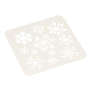 Opakowanie Szablon 52 Płatki śniegu