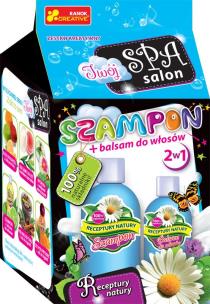 Okładka książki Szampon & balsam do włosów. Receptury natury.