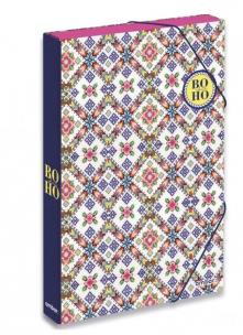 Opakowanie Teczka Box A4 z gumką Boho Chic