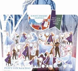 Okładka książki Torebka z naklejkami piankowymi - Kraina Lodu II