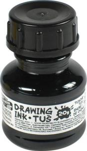 Opakowanie Tusz kreślarski czarny 20g 20 sztuk