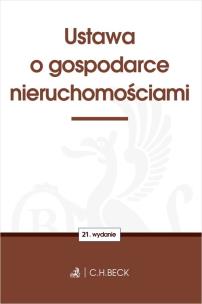 Okładka książki Ustawa o gospodarce nieruchomościami