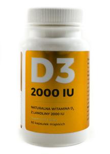 Zdjęcie produktu Visanto Zięba Witamina D-3 z lanoliny 2000IU 60kaps