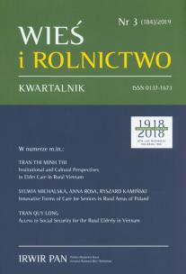 Opakowanie Wieś i rolnictwo 3/2019 (184)