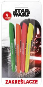 Opakowanie Zakreślacz Star Wars 4 kolory