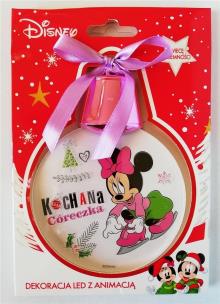 Opakowanie Zawieszka LED Minnie - Kochana córeczka
