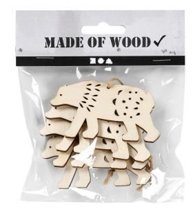 Opakowanie Zestaw ozdób świątecznych Niedźwiedź polarny 4szt