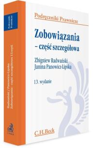 Okładka książki Zobowiązania - część szczegółowa