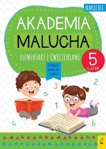 Okładka książki Akademia malucha. Elementarz z ćw. 5-latek