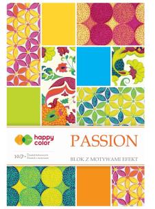 Blok Effect Passion 10 arkuszy HAPPY COLOR. Wydawca: GDD. Multiszop.pl Opakowanie Blok Effect Passion 10 arkuszy HAPPY COLOR