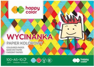 Opakowanie Blok Wycinanka A5/10K 100g HAPPY COLOR