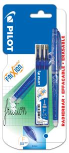 Opakowanie Cienkopis FriXion Point niebieski + wkłady PILOT