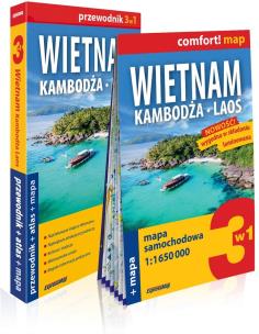 Okładka książki Comfort!map Wietnam, Kambodża, Laos 3w1 w.2020
