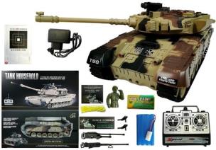 Opakowanie Czołg R/C 1:16 Zdalnie Sterowany Na Kulki Żółty