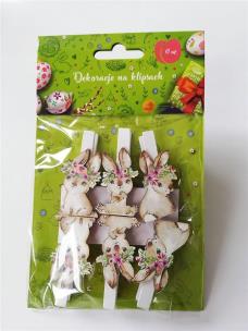 Opakowanie Dekoracje na klipsach z dedykacjami (6szt.) MIX