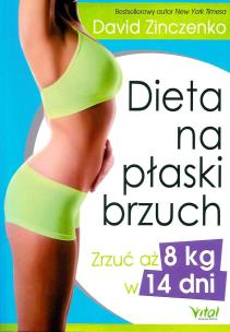 Dieta na płaski brzuch. Autor: David Zinczenko. Multiszop.pl Okładka książki Dieta na płaski brzuch