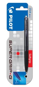 Opakowanie Długopis Super Grip G automat. 0.7 czarny PILOT