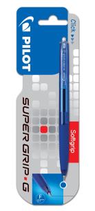 Opakowanie Długopis Super Grip G automat. 0.7 niebieski PILOT