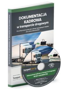 Okładka książki Dokumentacja kadrowa  w transporcie  drogowym  z wzorami  dokumentów